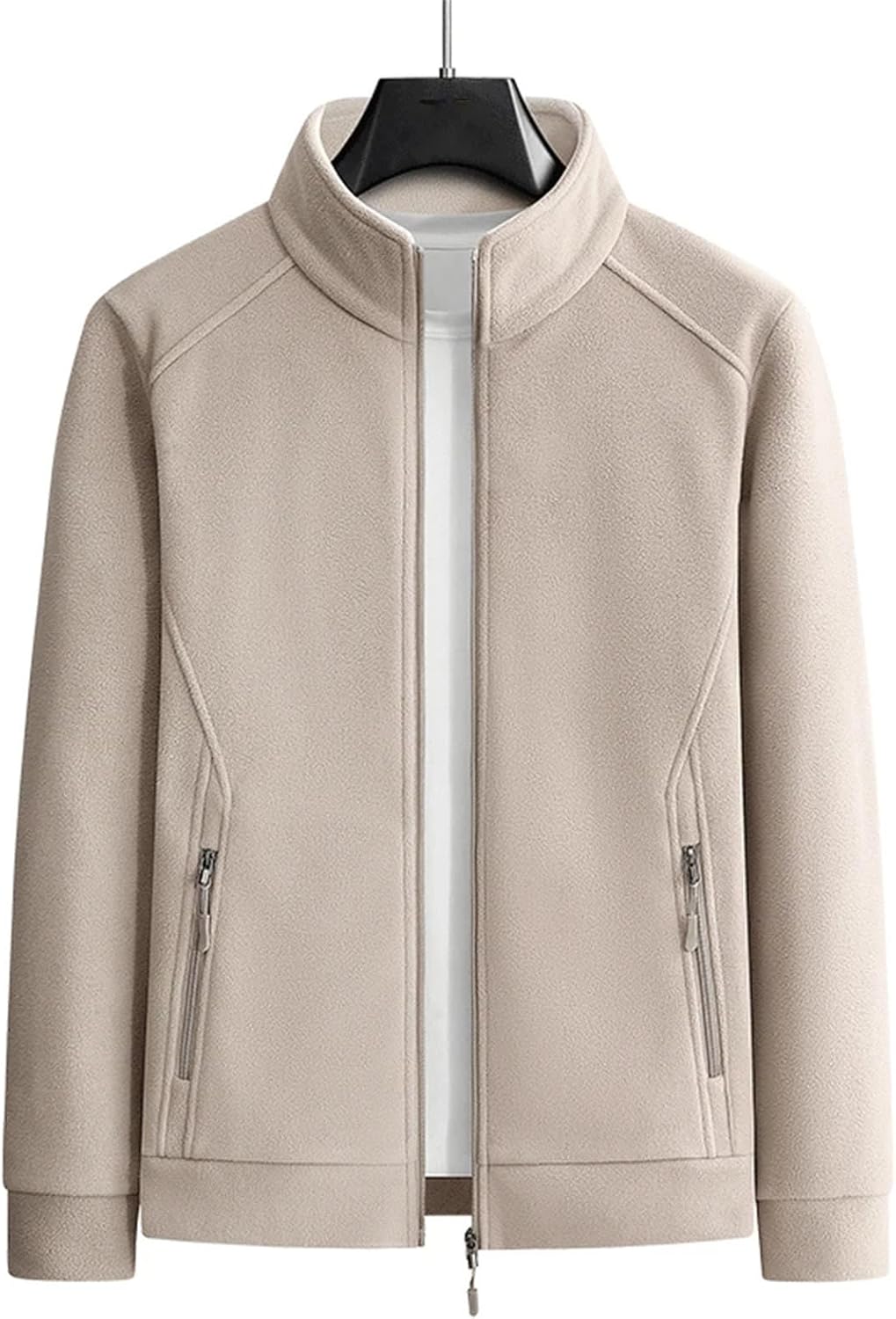 Men’s Tactical Fleece Jacket Warm Windproof Outdoor Hiking Coat