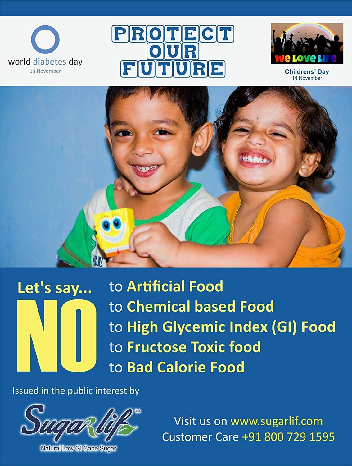 Sugarlif LOW GI Diet Sugar Diabetic Friendly Herbal Cane Sugar Free