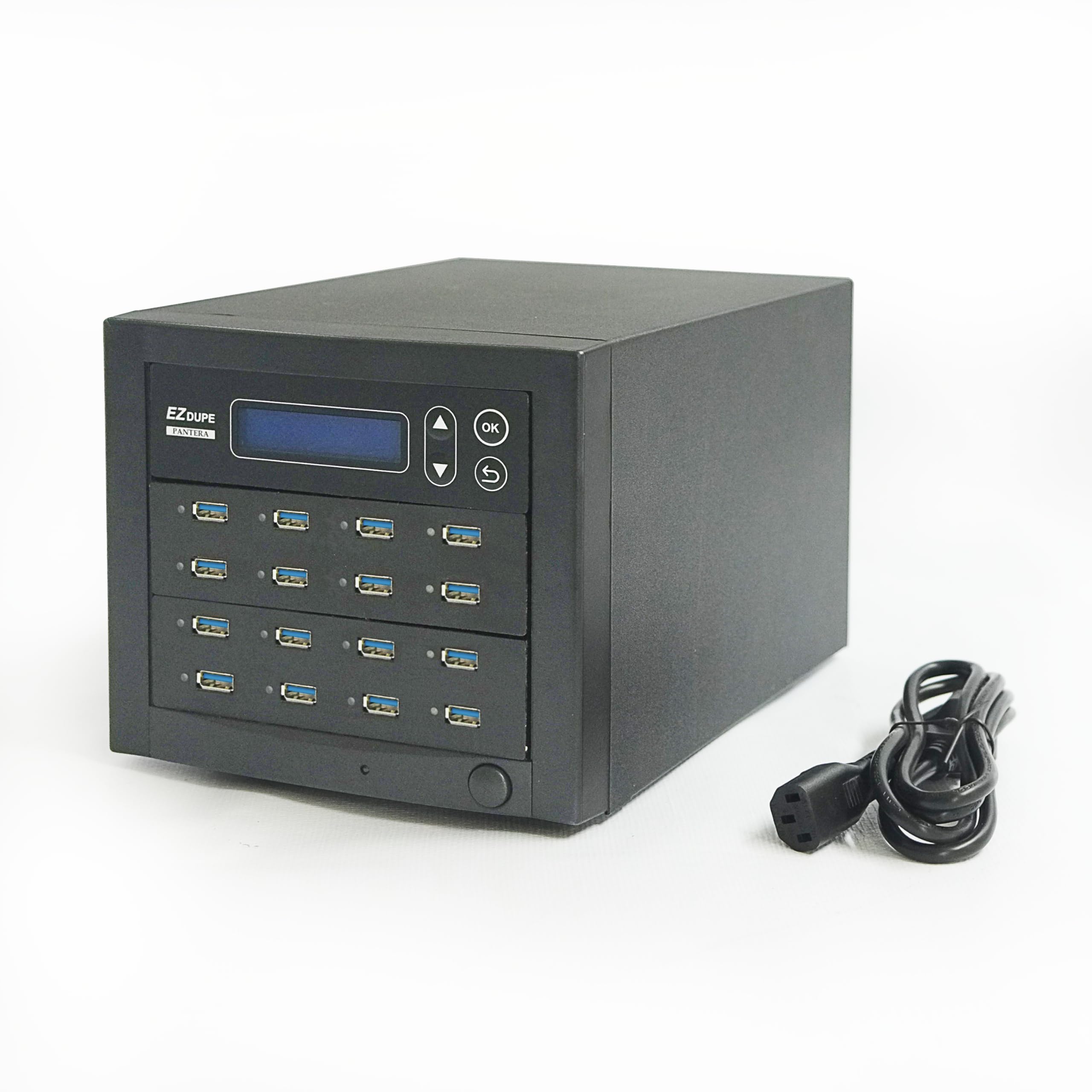 EZ Dupe 1:15 USB-Dupizierer – Selbstständiger USB Flash-Kopierer & -Löscher (150 MB/s Hochgeschwindigkeit, DOD-Kompatibel) – USB Pantera