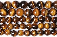 Vista 76 de Cuentas de ojo de tigre morado natural, cuentas redondas y sueltas, piedras preciosas energéticas, poder curativo para hacer joyas, 1 hebra de 0.236