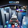 Radio para auto Volxcereo 6+128 para Volkswagen VW Passat Jetta Golf MK5 MK6 | Pantalla táctil Android de 9 pulgadas con Carplay / Android Auto, GPS, WiFi, Bluetooth, SWC, FM/RDS 7