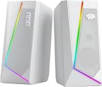 CAIXA DE SOM GAMER ANVIL RGB BRANCO