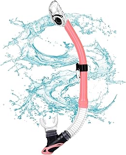 Snorkel Seco,Tubo com Respiração Snorkeling Easy-Breath Free Diving Snorkel - Snorkel mergulho livre respiração fácil com respiração alto fluxo Prachy