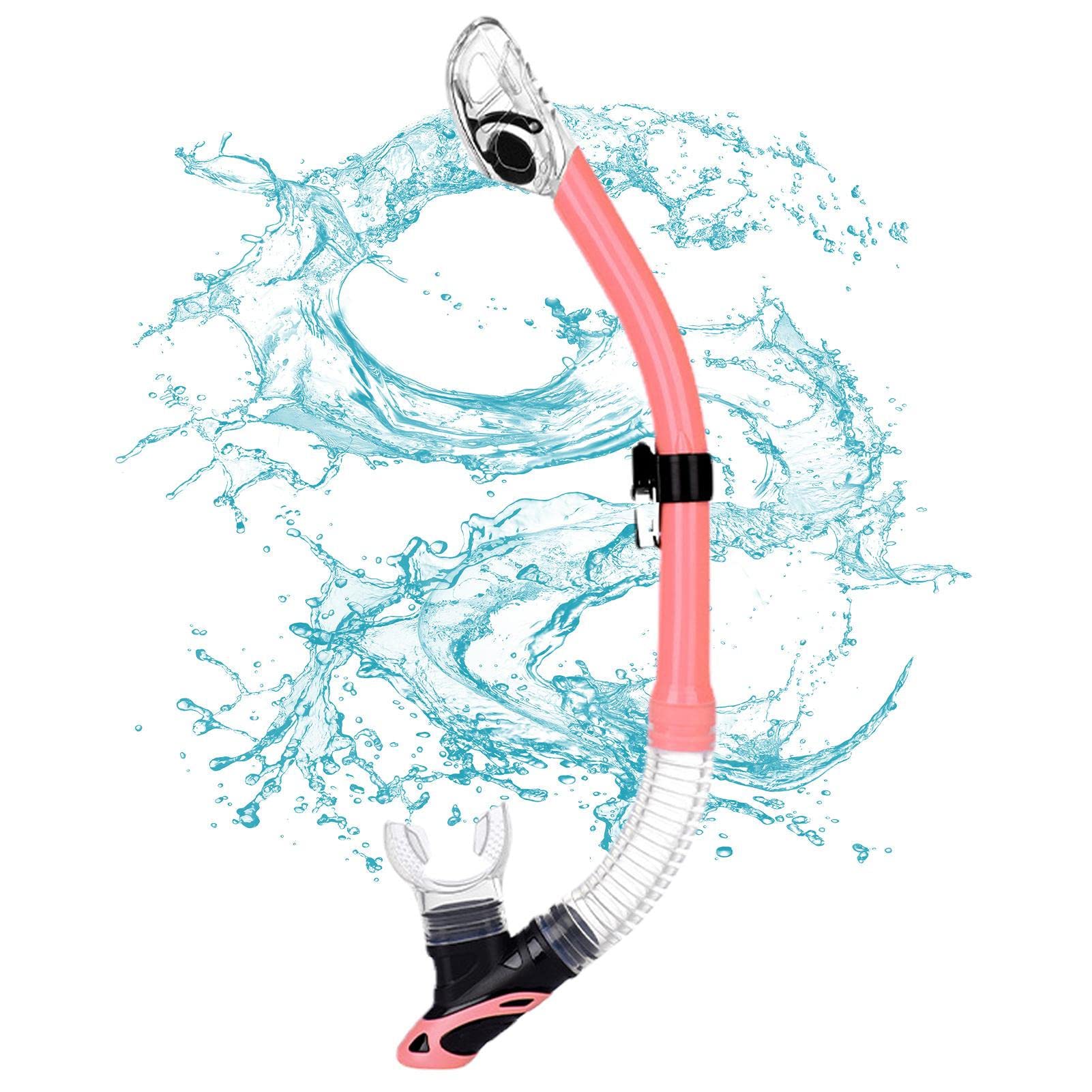 HAMIL Diving Snorkel | Breathing Valve Tube Snorkeling Easy-Breath Diving Snorkel,Underwater Breathing Device - Purge Valve Noise Reduction
