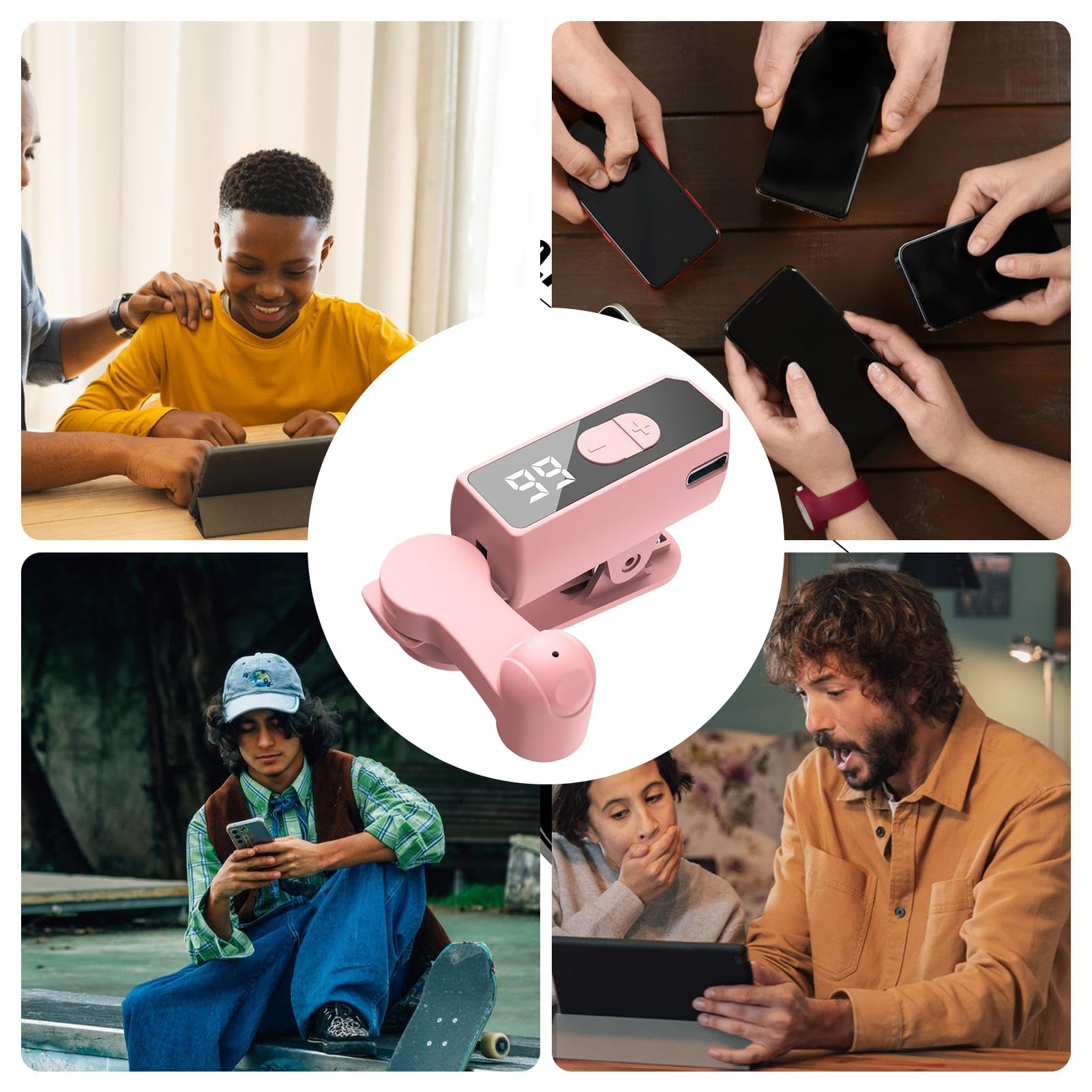 Phone Clicker - Cliqueur Automatique Intelligent pour Écran | Accessoire Téléphone pour Saisie Données Bureau Jeux Tests Logiciels Récompenses Navigation Web Lecture Vidéo Étudiants