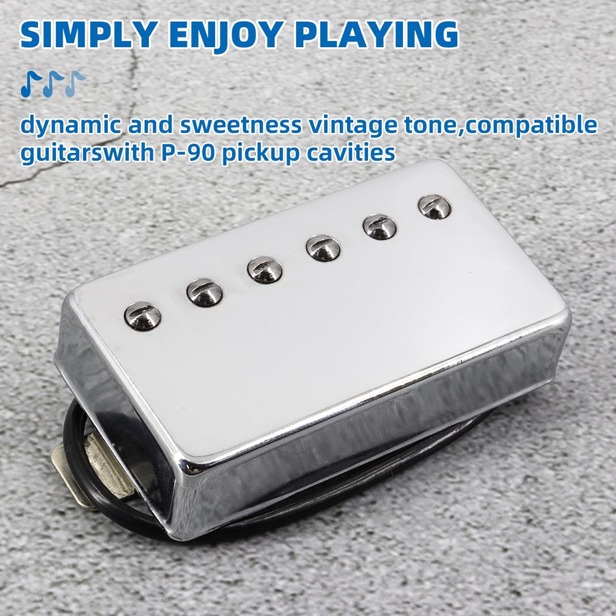 Alnico 5 Humbucker Single Coil Guitar Pickup Set, Pickup Guitar Neck/Middle/Bridge Pickup for Strat Style Electric Guitar Without Pickup Cover