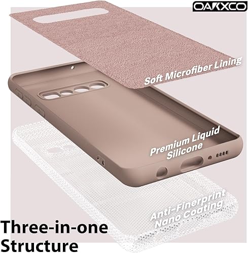 Miniatura 5 de oakxco Funda para teléfono Samsung Galaxy S10 Plus de silicona líquida, bonita funda delgada y delgada de goma suave de TPU para mujeres y niñas,