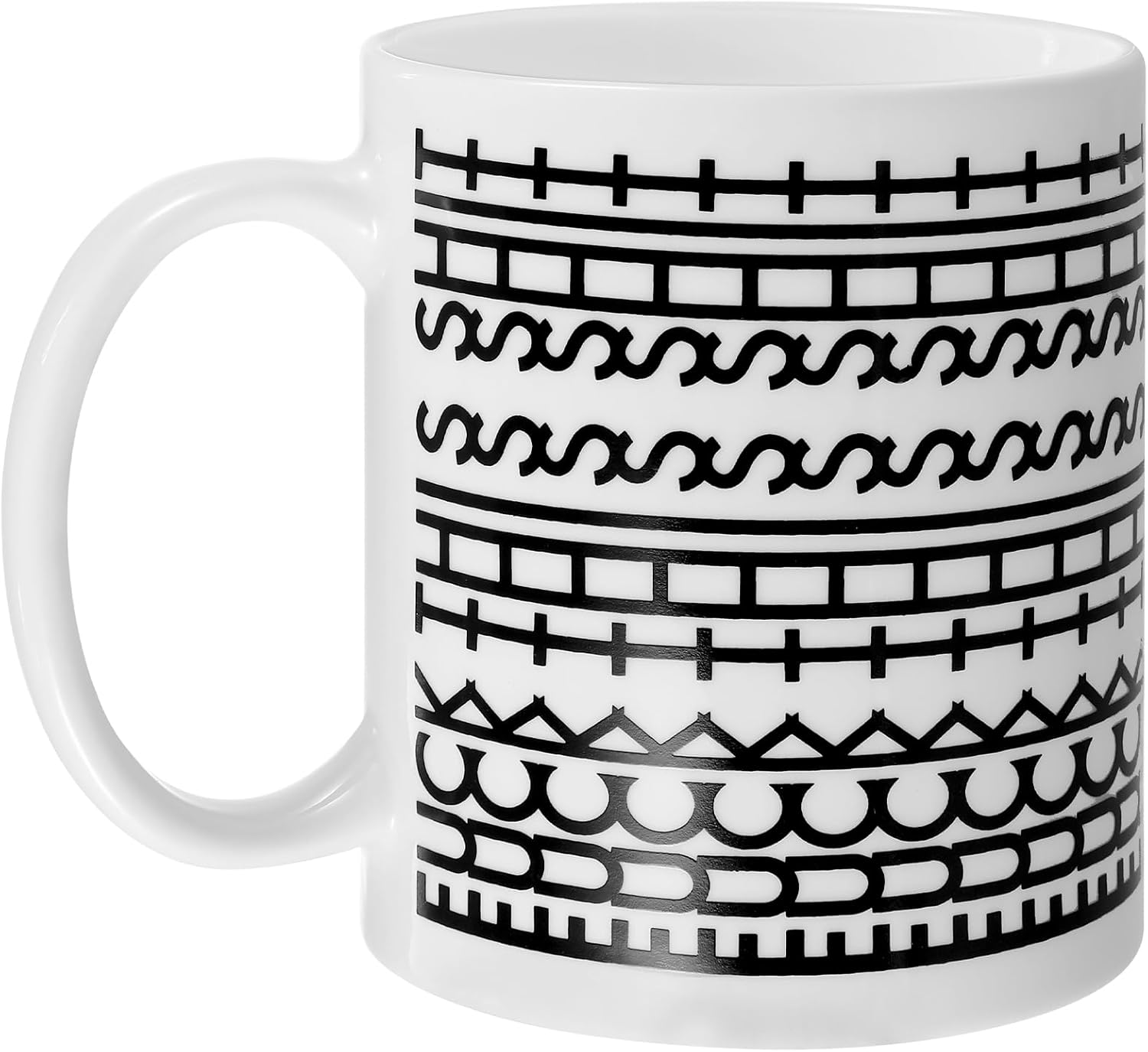 Hidden Message Ceramic Coffee Mug, Coffee Lover Gifts, Gifts for Women Men, Unique Gifts for Birthday and Christmas