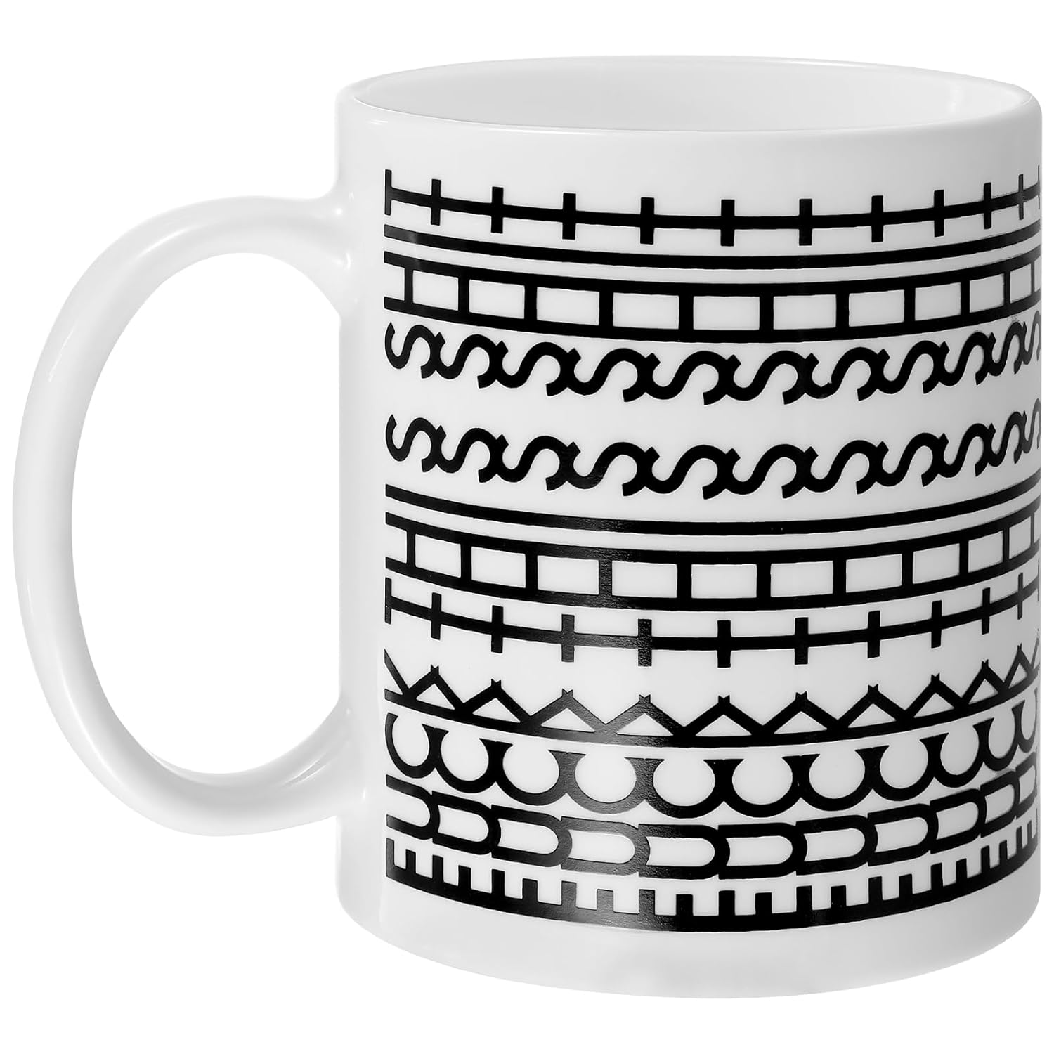 Funny Birthday Gifts for Women Men Hidden Message Ceramic Coffee Mug White Elephant Christmas Gifts Unique Office Prank