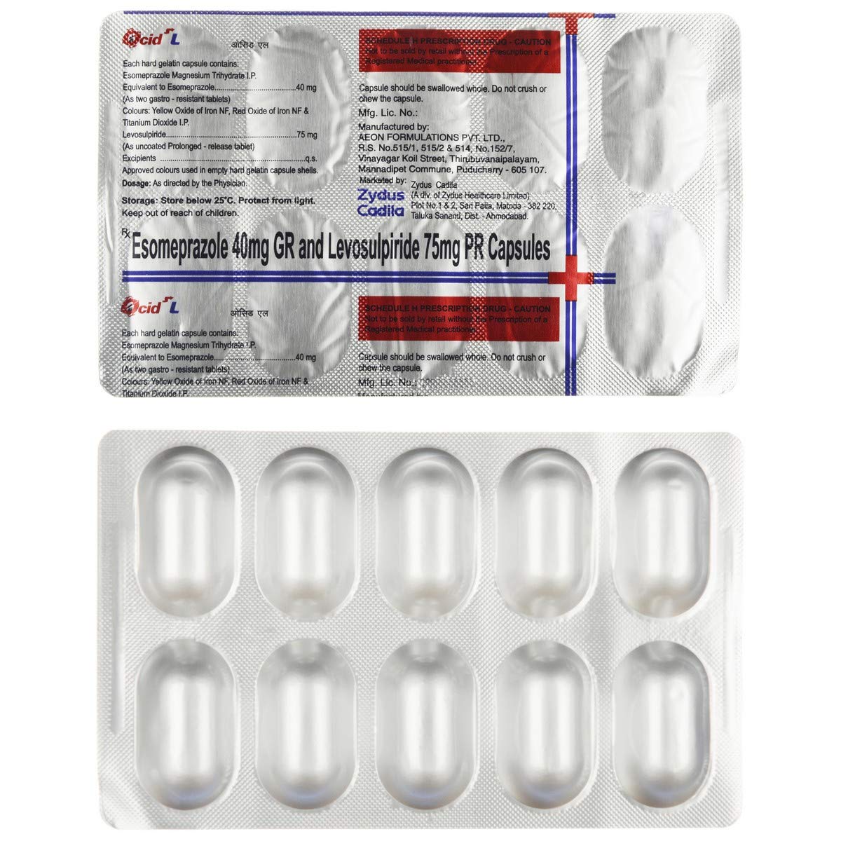 Ocid L - Strip of 10 Capsules