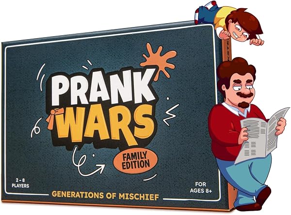 Play Theory Prank Wars Family Edition Card Game, Ages 8+, 2-8 Players