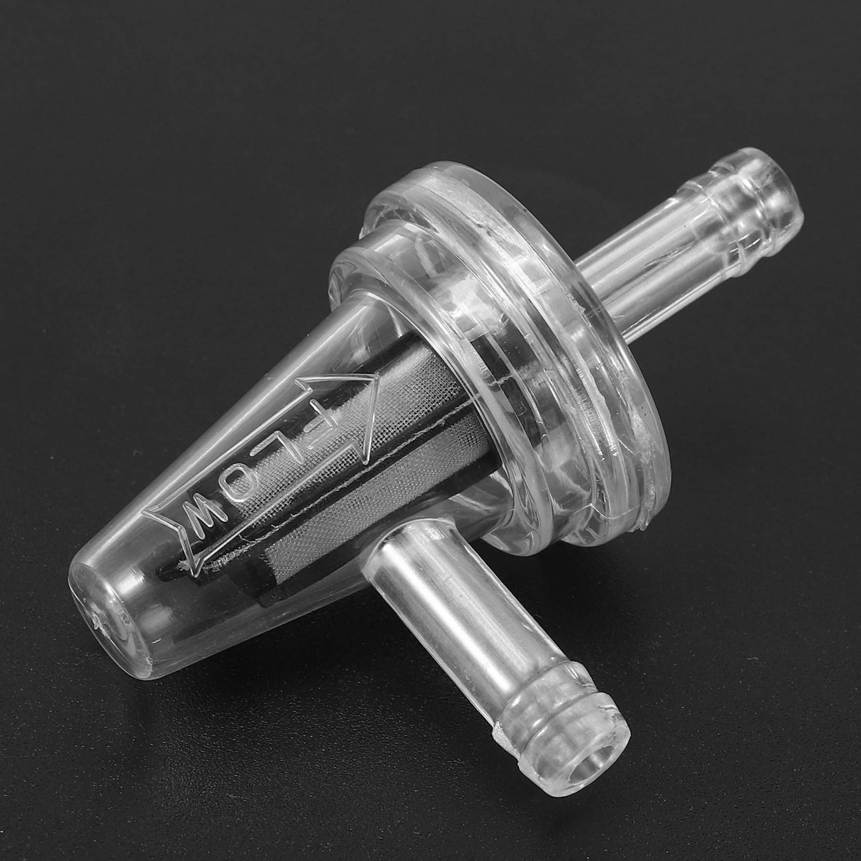 Filtro de Combustible en Línea de ÁNgulo Recto de Motocicleta Universal de 60 Uds, Líneas de Manguera de 1/4 Pulgadas Y 6mm para