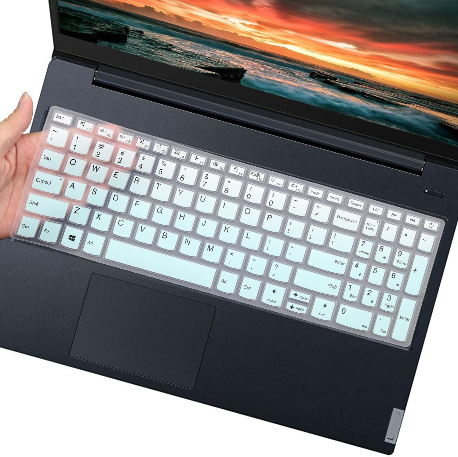 Custodia protettiva per tastiera in Silicone antipolvere per Lenovo IdeaPad 3 Gen 6 (17.3 ) /per Lenovo IdeaPad 3 Gen 6 (15.4)  7
