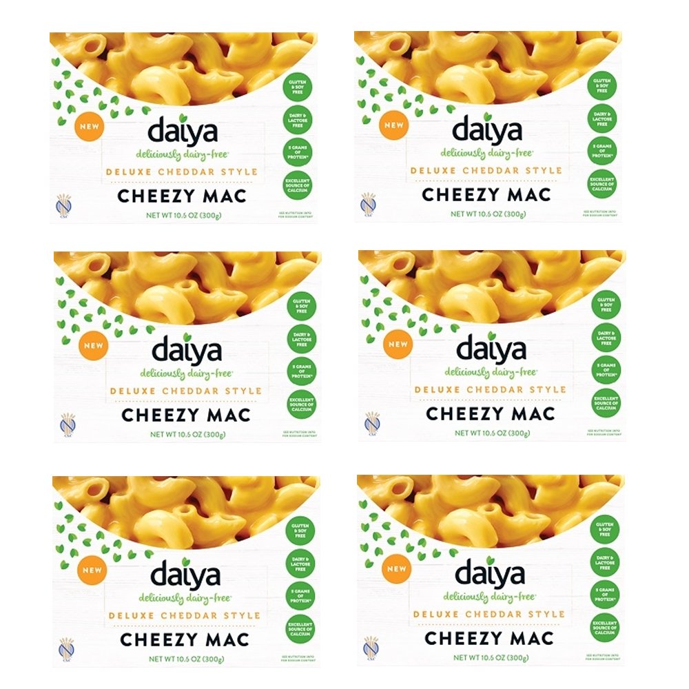 Daiya Cheezy Mac Gluten Free Dairy Free Pasta Deluxe Cheddar Style [6 PK]