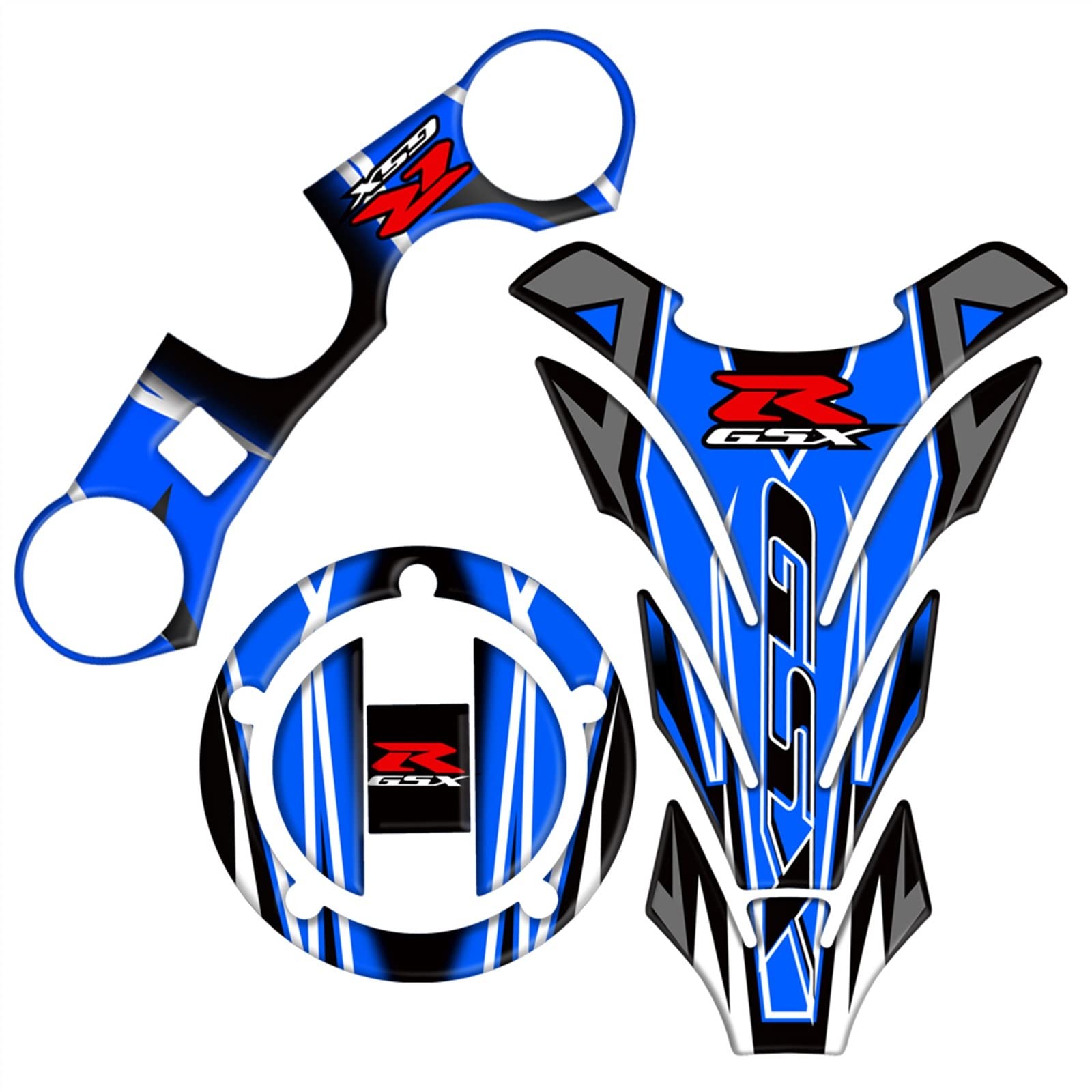 Pince supérieure de fourche Suzuki GSXR K6 K7 K8 sans rayure de clé