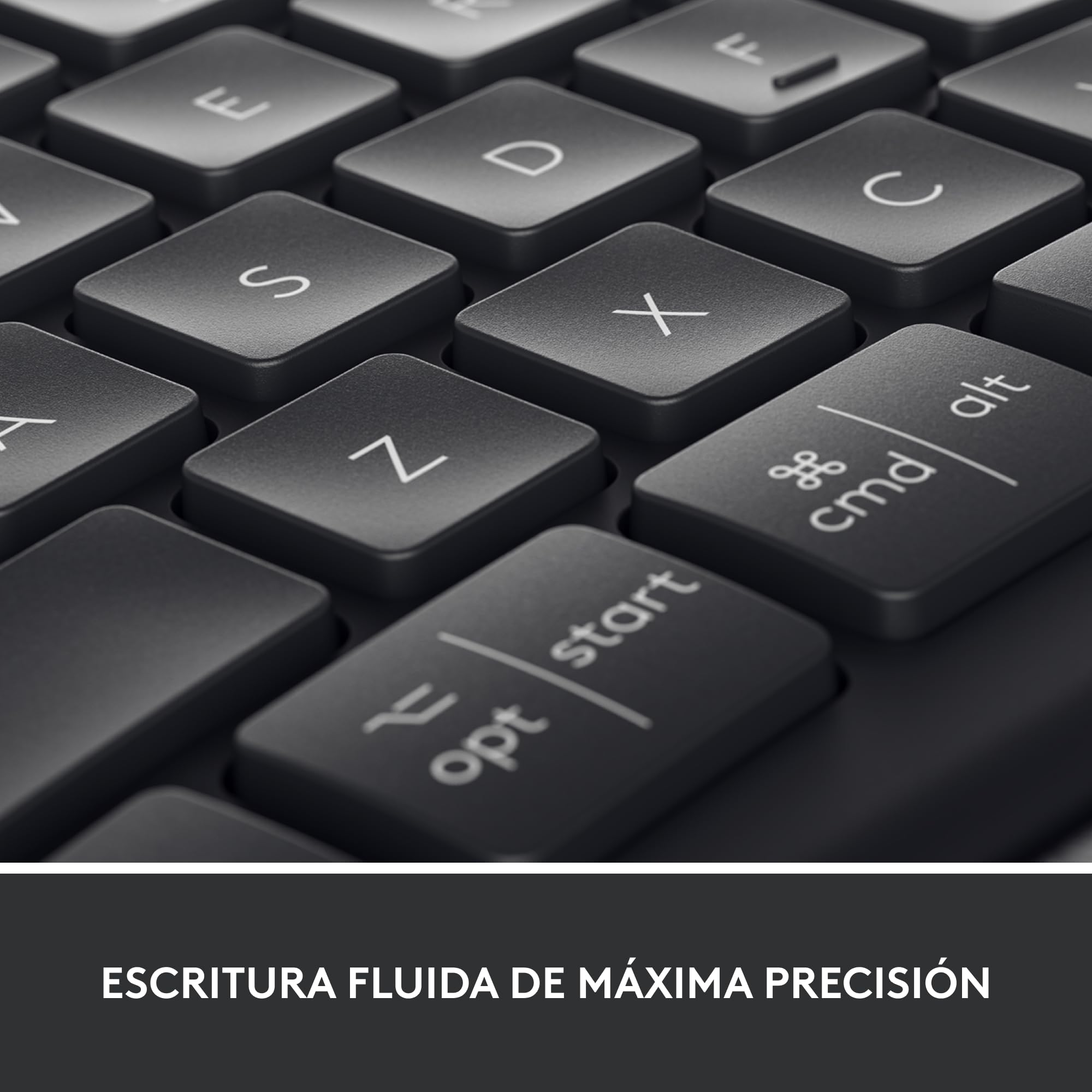 Logitech Ergo K860 Teclado inalámbrico y ergonómico - Teclado Partido, reposamanos, Escritura Natural, conectividad Bluetooth y USB, Compatible con Windows/Mac, Disposición QWERTY Español - Grafito