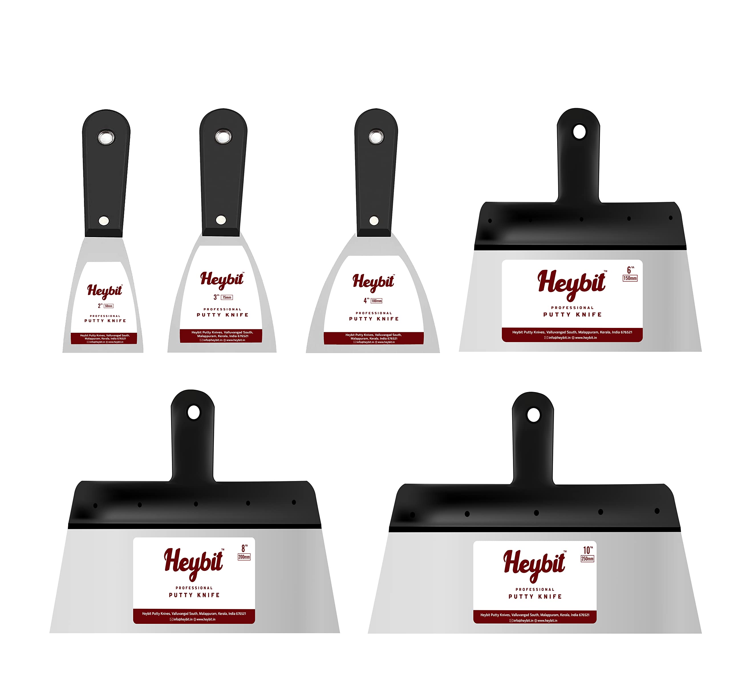 UPON Star by Scraper Set Steel Blades Putty Filler Plaster Drywall Decorate Flexible Tapping Putty Cleaning Filling Knife Steel Putty Knife Set| Putty Knives| Pack of 6 (B09526PJDS) Amazon Price History, Amazon Price Tracker