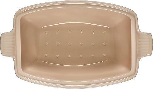 Miniatura 4 de Le Creuset Heritage Stoneware Deep Baker con tapa, 4.5 cuartos de galón., Marsella