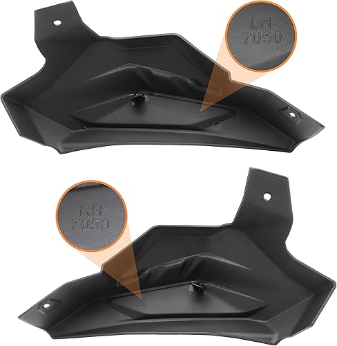 Miniatura 6 de SAUTVS Cubierta de plástico con moldura de jaula trasera para Maverick X3, placa de protección de pilar C para accesorios Can Am Maverick X3 / X3