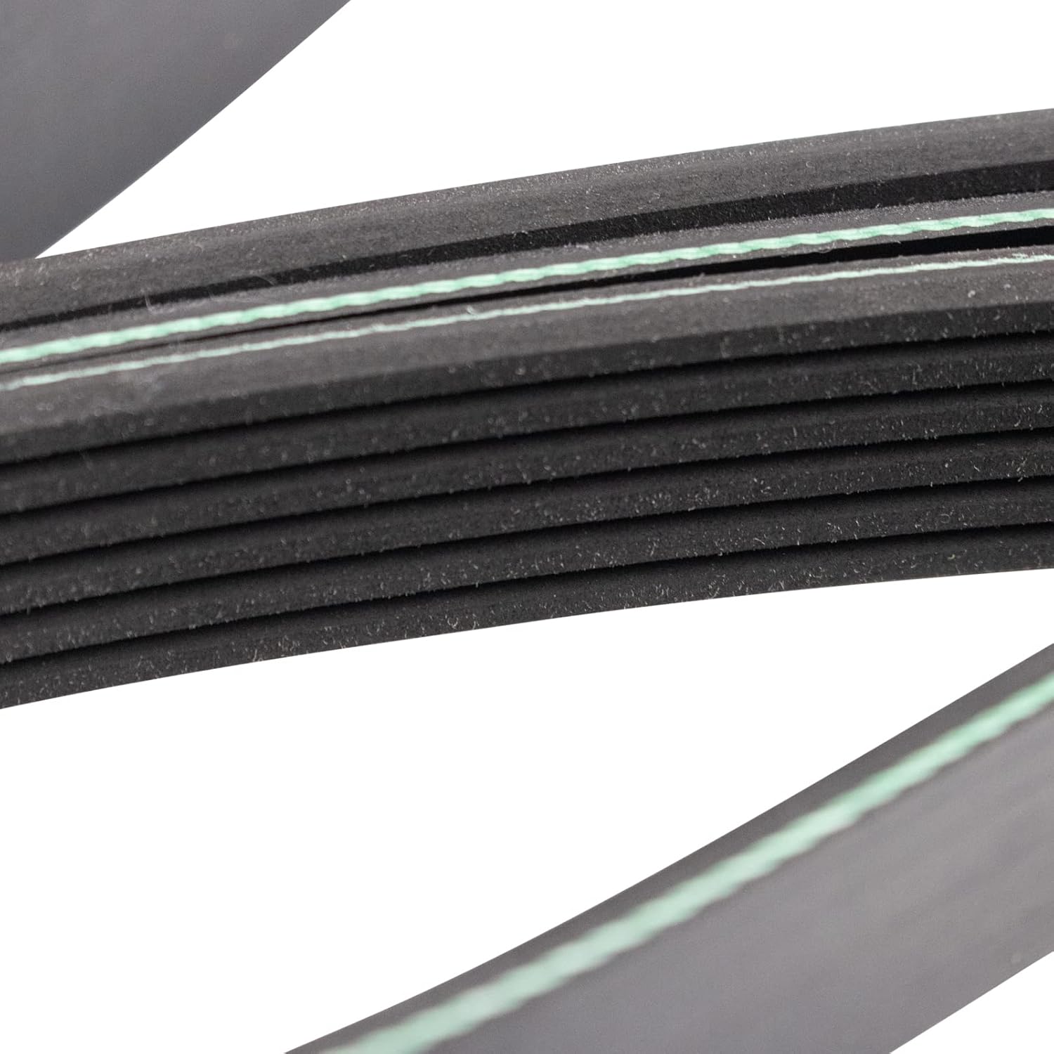 TRQ Serpentine Belt Compatible with Buick Cadillac Chevrolet Ford GMC Isuzu Jeep Lincoln