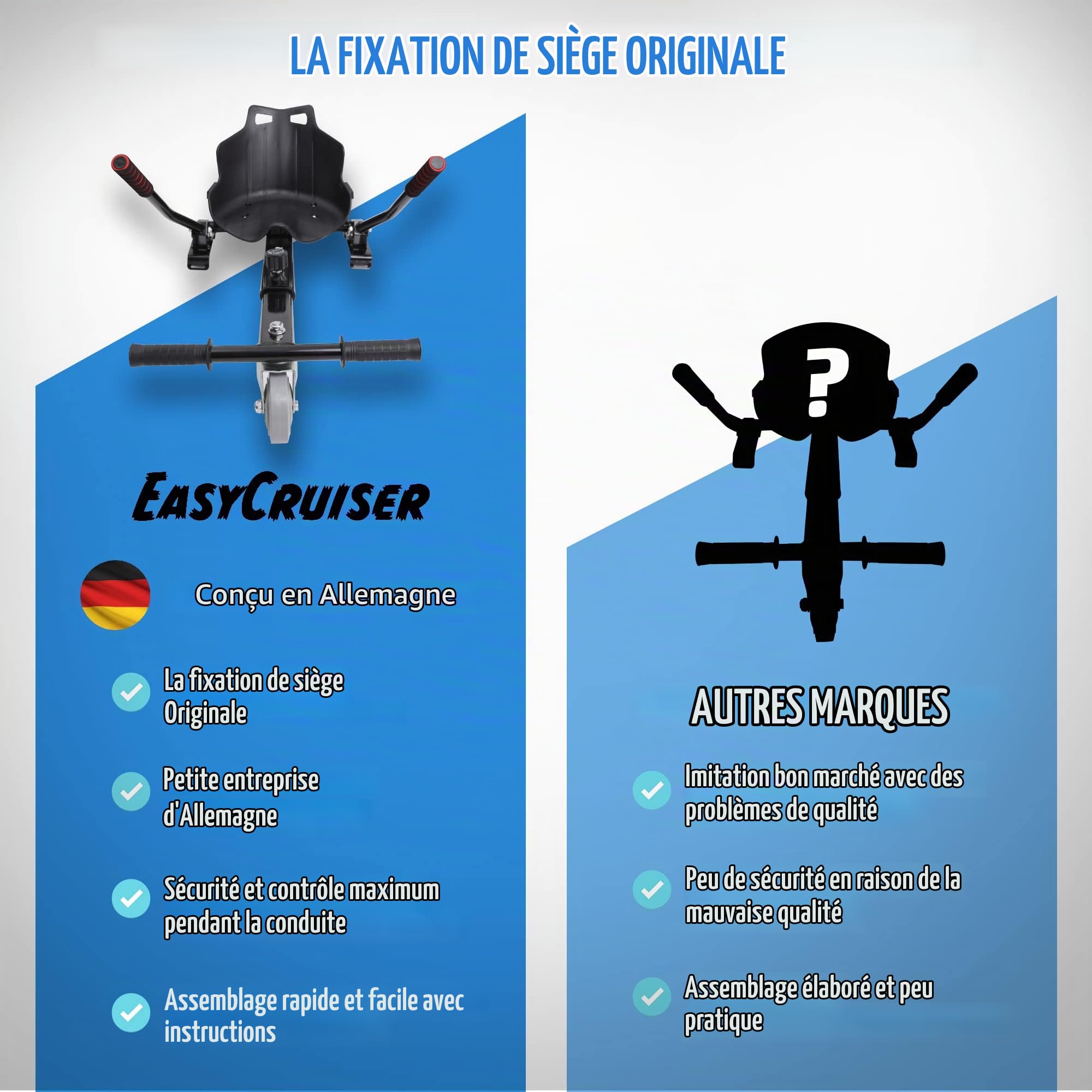 Blaustein EasyCruiser Hoverboard Noir
