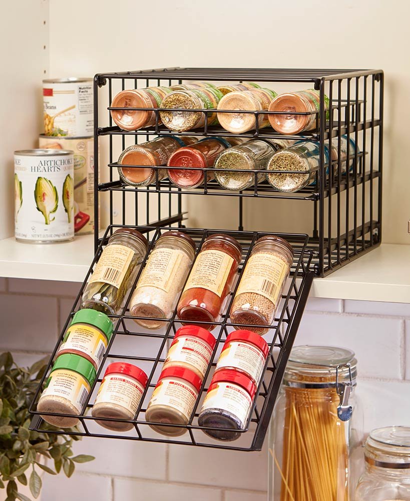 Brothers Spice Rack 3 Tier 3-Tier Adjustable Spice Rack Organizer ...