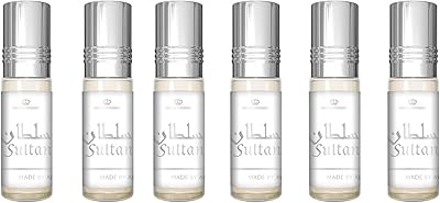Sultan - 6ml (.2oz) Roll-on Perfume Oil by AlRehab (Box of 6)
