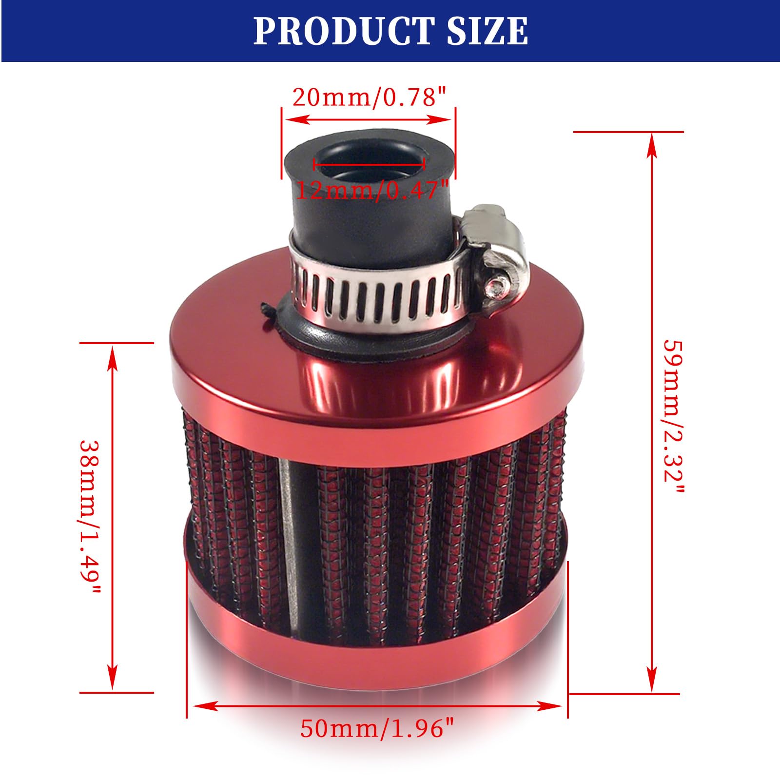 Amazon.com: Red Cylinder Head Cover for Predator 301cc 420cc Honda