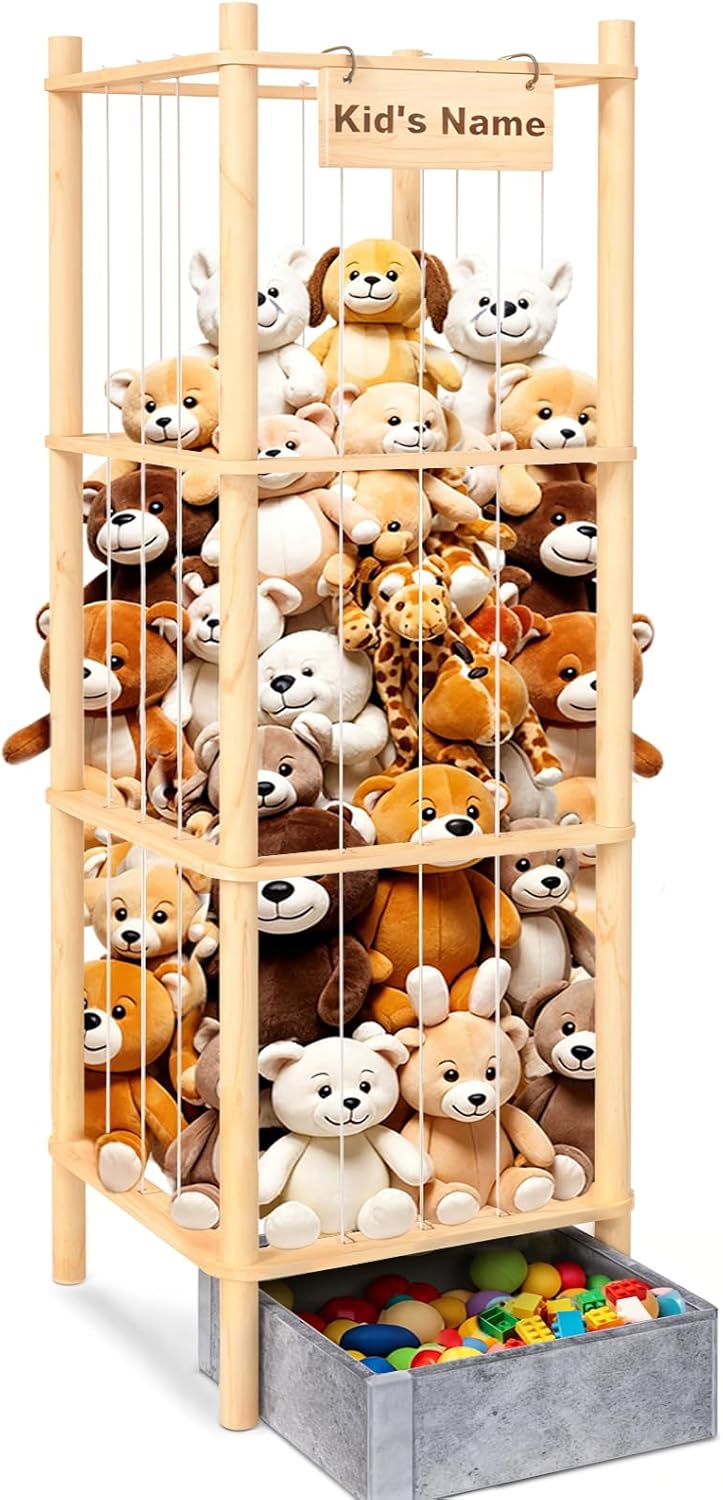 Stuffed Animal Storage with Toys...