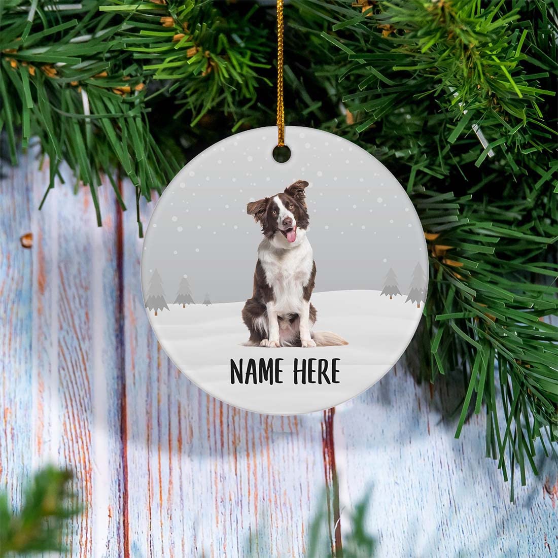 Llavero Border Collie - Regalo Para 'Dog Mum', Plata, Diseño Divertido Para Cumpleaños Y Navidad