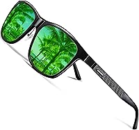 Vista 7 de ROCKNIGHT HD Polarized Driving Sunglasses UV400 Protection Lightweight Al-Mg Metal Frame Outdoor Casual 60mm