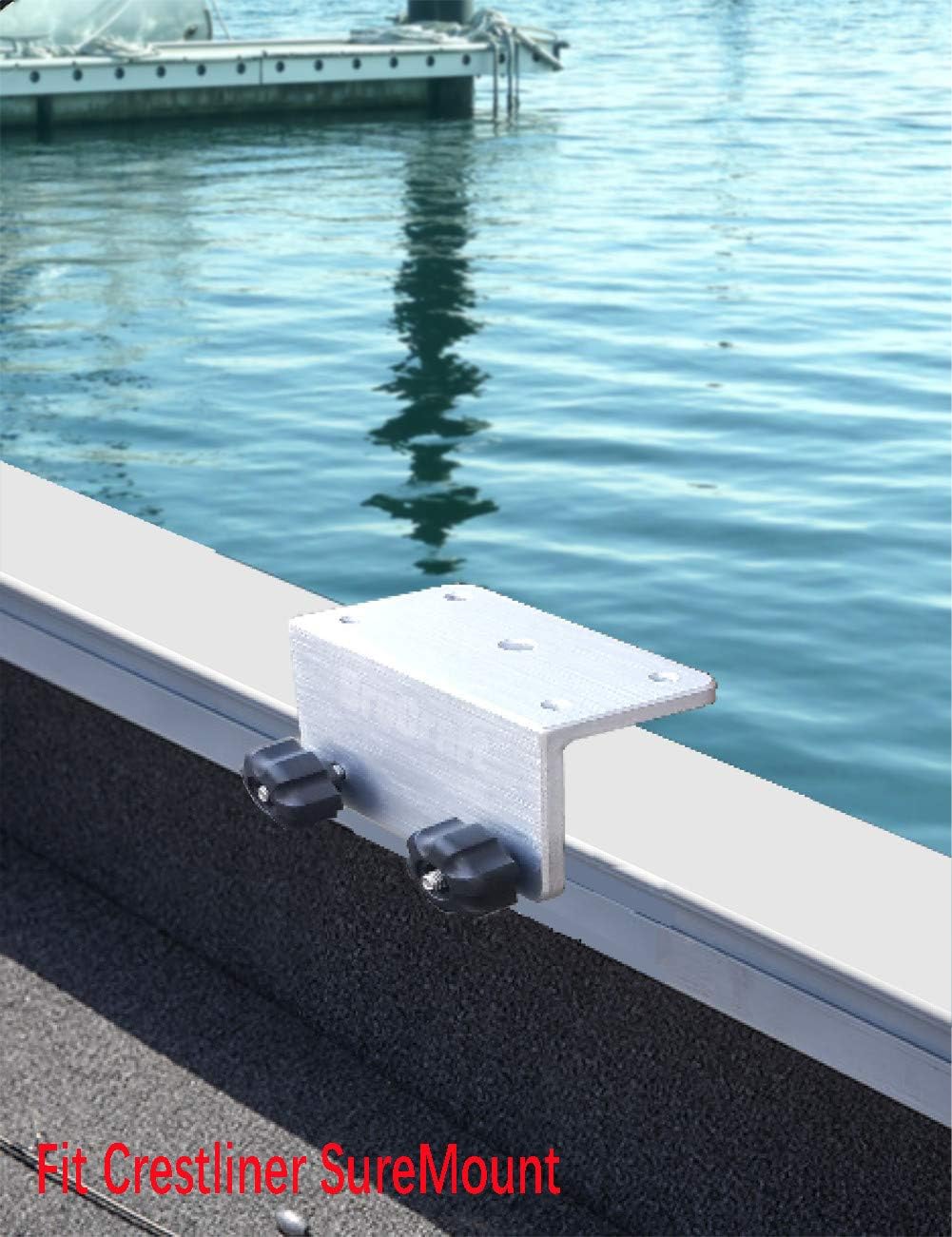 Brocraft Universal Bracket for Crestliner SureMount System/Crestliner Boat Suremount Bracket/Crestliner Boat Rod Holder Mount