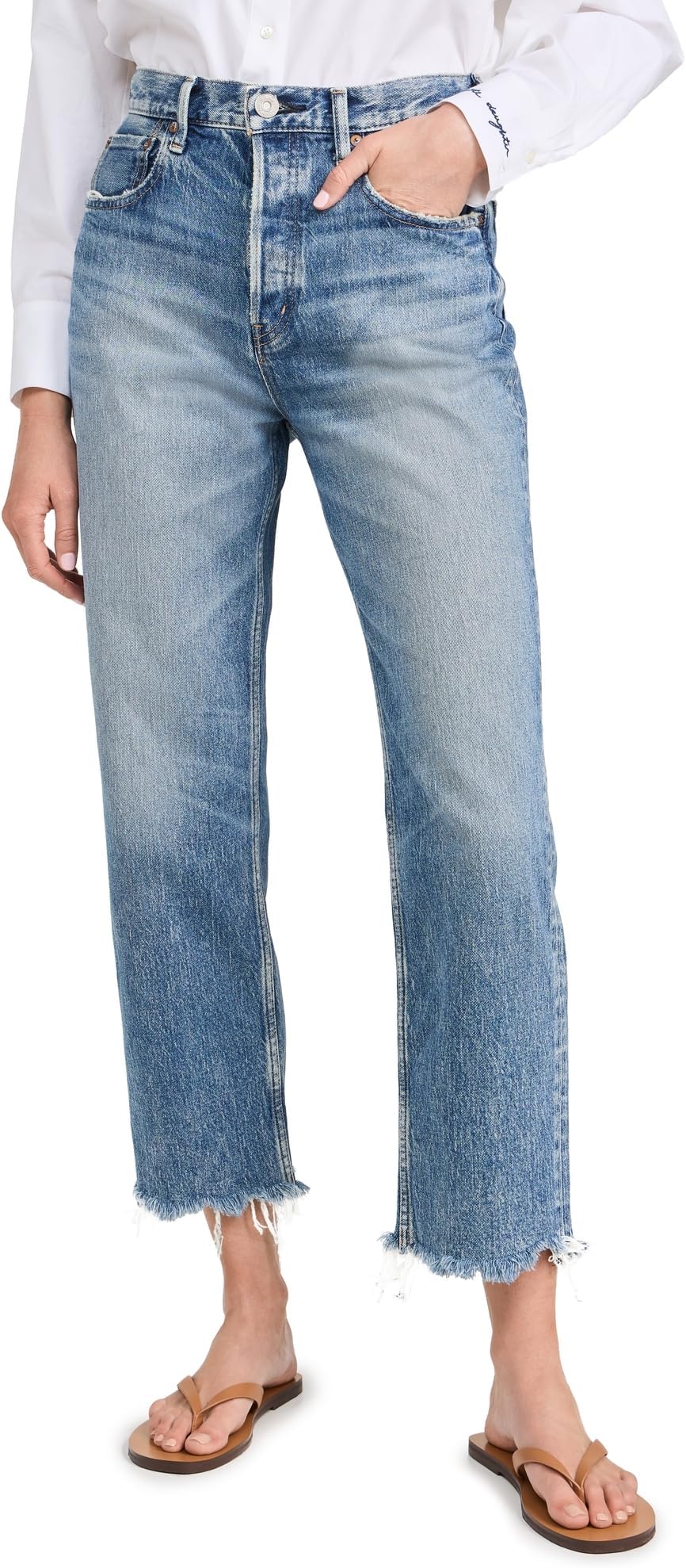 MOUSSY VINTAGEWomen's MV Mabel Wide Straight Jeans