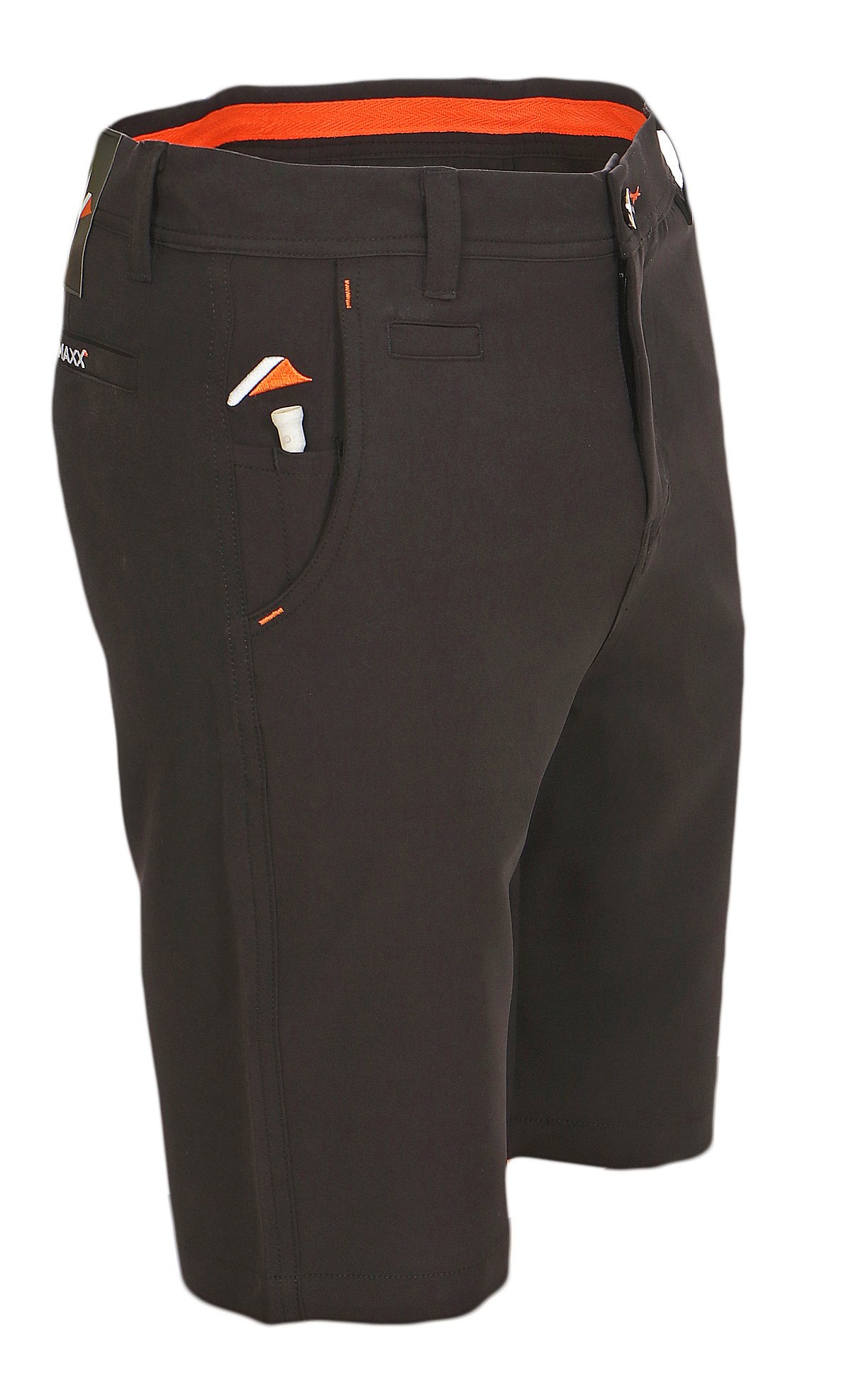 MAXX Kinder Bermuda Hose mit verstellbaren Bund (schwarz, 176) Jungs