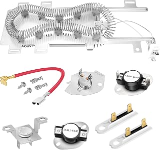 WP8544771 Dryer Heating Element for Maytag MED5500FW0 MED8200FW0 MED8200FC0 MEDB400VQ0 MEDB725BW0 MED5500FW0 MED3500FW0 MEDE400XW0 MED4200BW0 MEDE500VW2 MED5100DW1 MED5500FW0 MED6000AW0 MED8100DW1