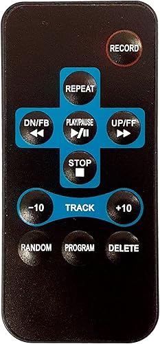 Roadstar HRA-1500UEMP Vintage FM/MW Portable CD Radio CD MP3 Player USB Recording Stereo Remote Control Headphone Jack Wood - 6