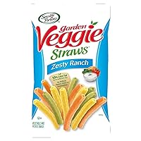Vista 6 de Sensible Portions Garden Veggie Snack Straws - Paquete variado de chips con forma de pajitas, 30