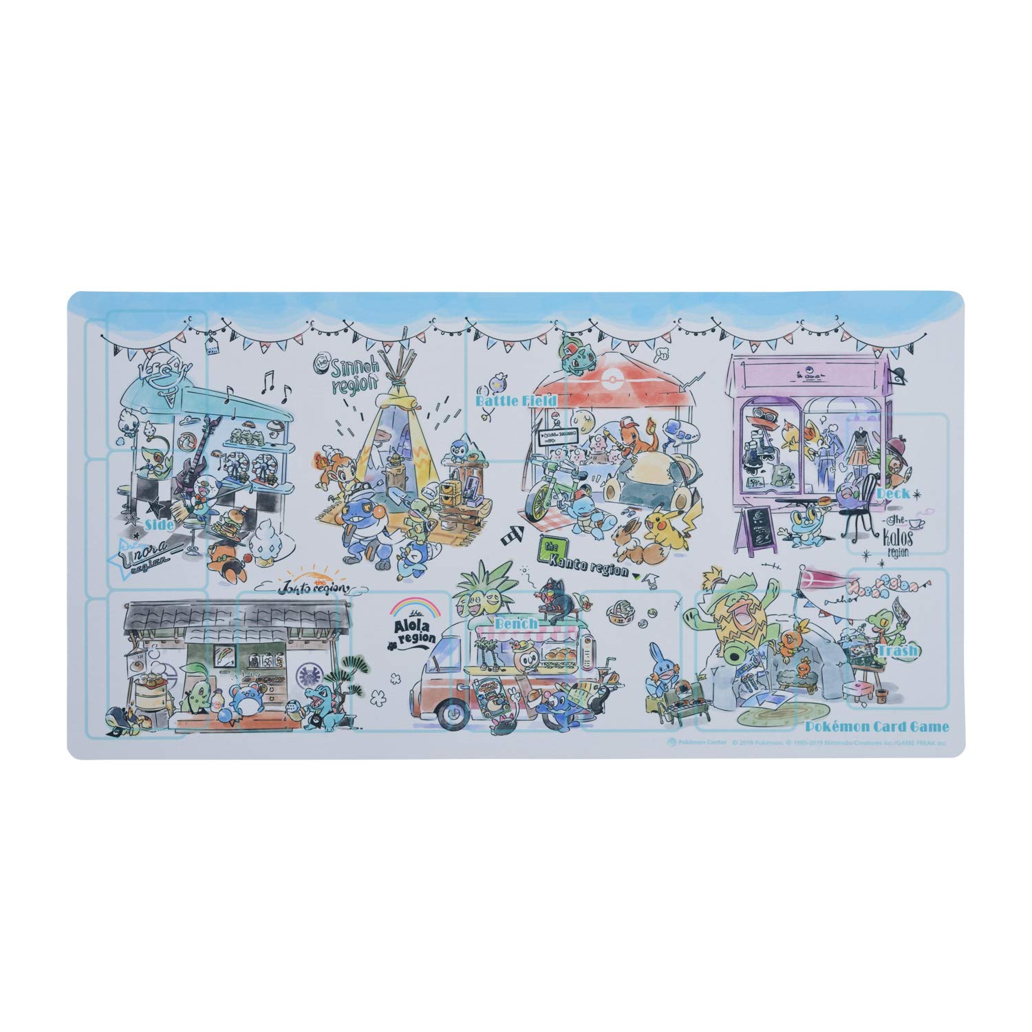 Amazon | ポケモンカードゲーム ラバープレイマット Pokémon World 