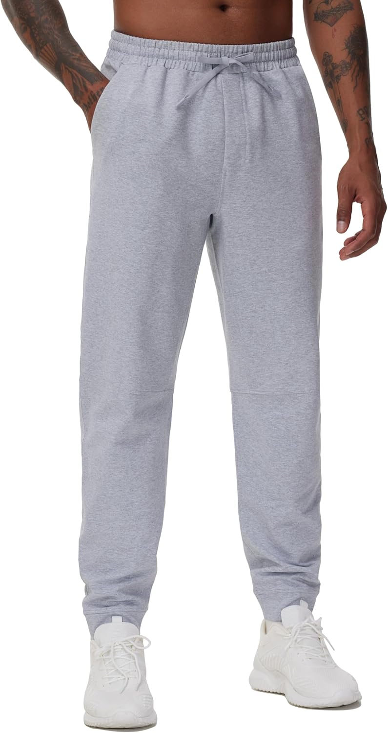 THE GYM PEOPLE Men's Drawstring Workout Joggers Pants Lightweight Tapered Running Lounge Sweatpants with Pockets - Image 7