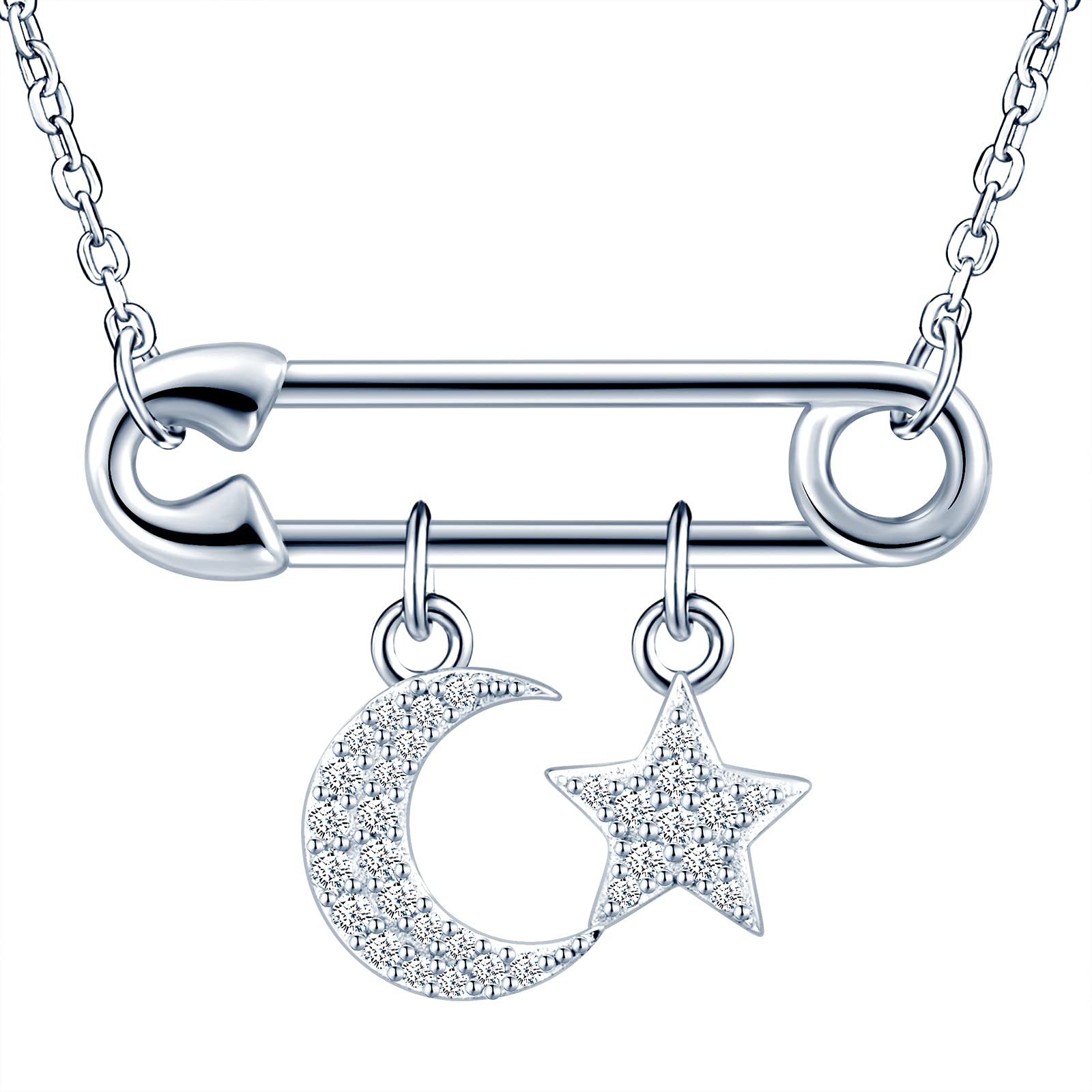 VIKILEE 925 collane da donna in argento sterling con cuore e ciondolo a forma di freccia con piume Adatto alla ragazza amica