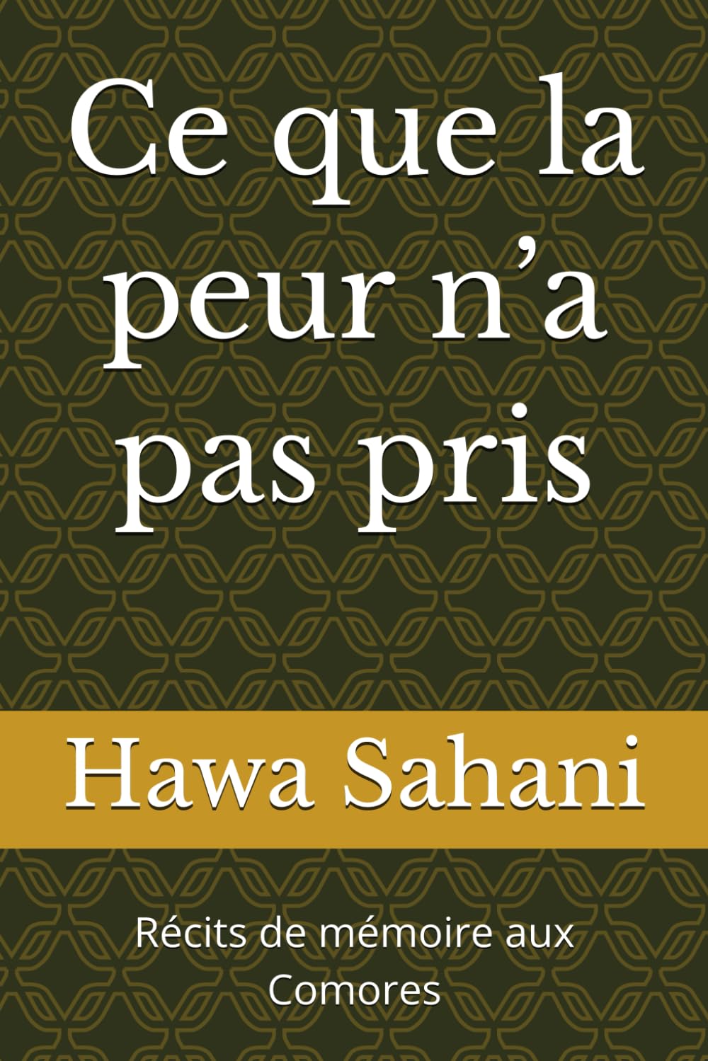 Ce que la peur n’a pas pris: Récits de mémoire aux Comores