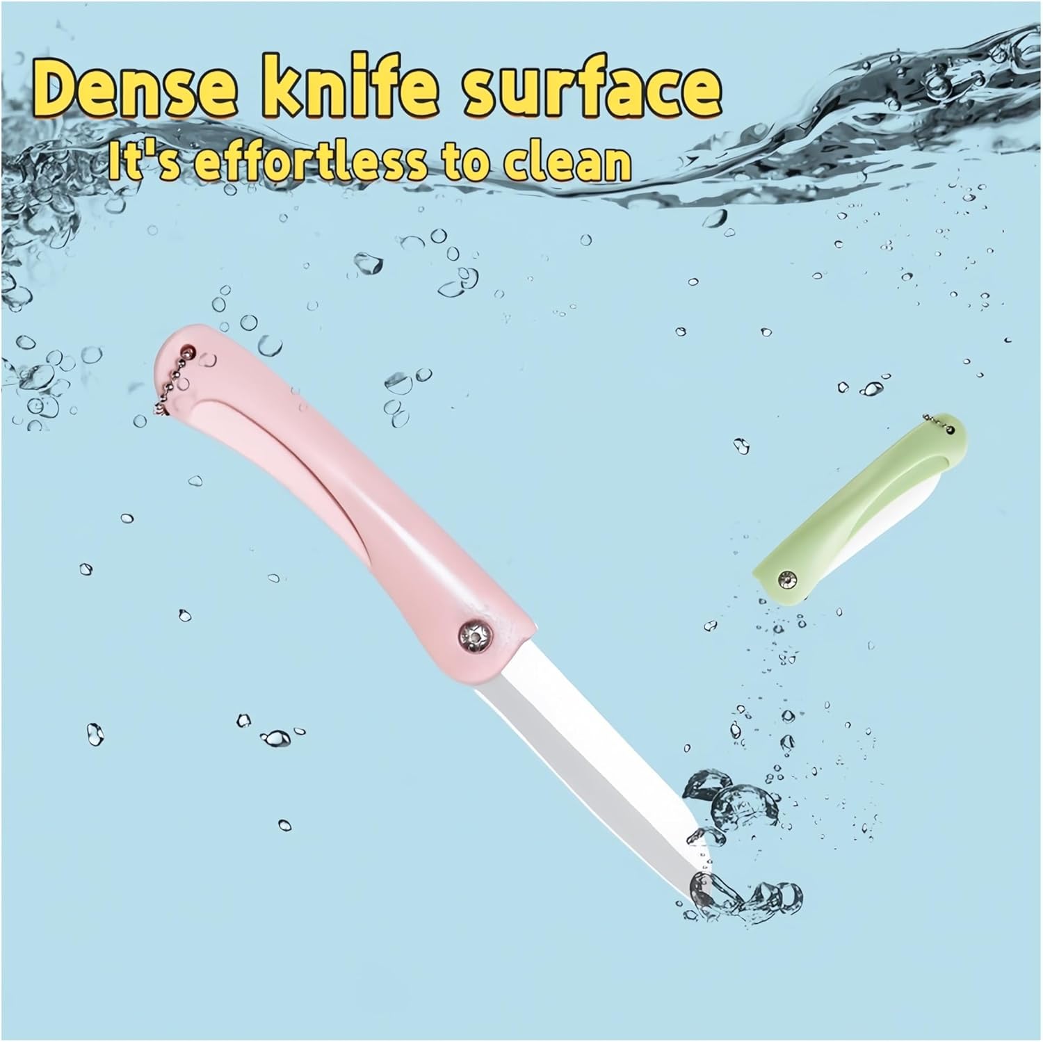 Fit for Portable Ceramic Folding Knife - Multi-functional Small Kitchen Cutting Tool for Fruits and Vegetables(3-Pcs Set)