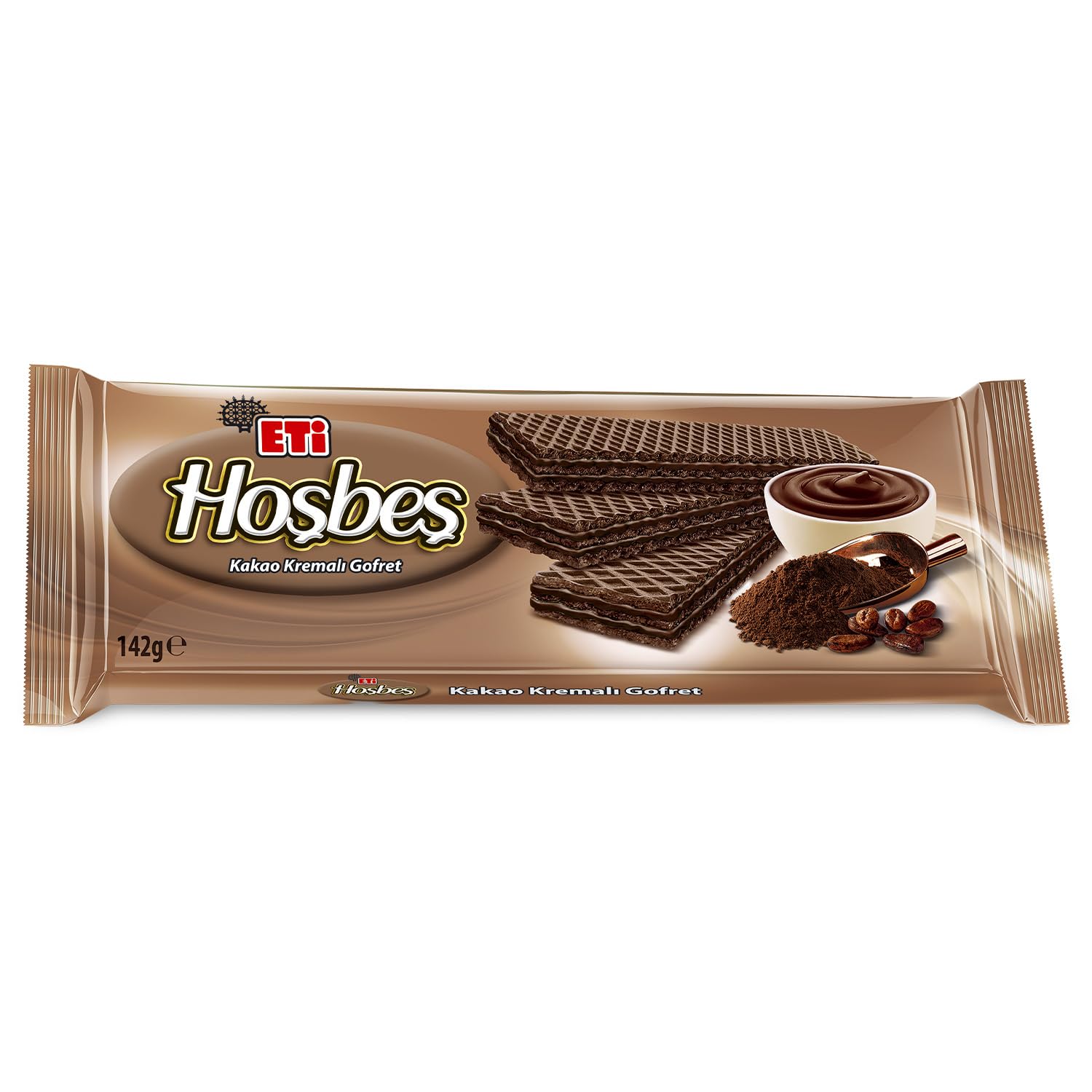 Eti Hoşbeş Kakao Kremalı Gofret 142 g