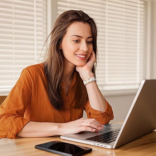 Miniatura 10 de BESTIG - Correa de resina de repuesto compatible con Apple Watch de 1.496pulgadas, 1.575pulgadas, 1.614pulgadas, resistente al agua, para iWatch