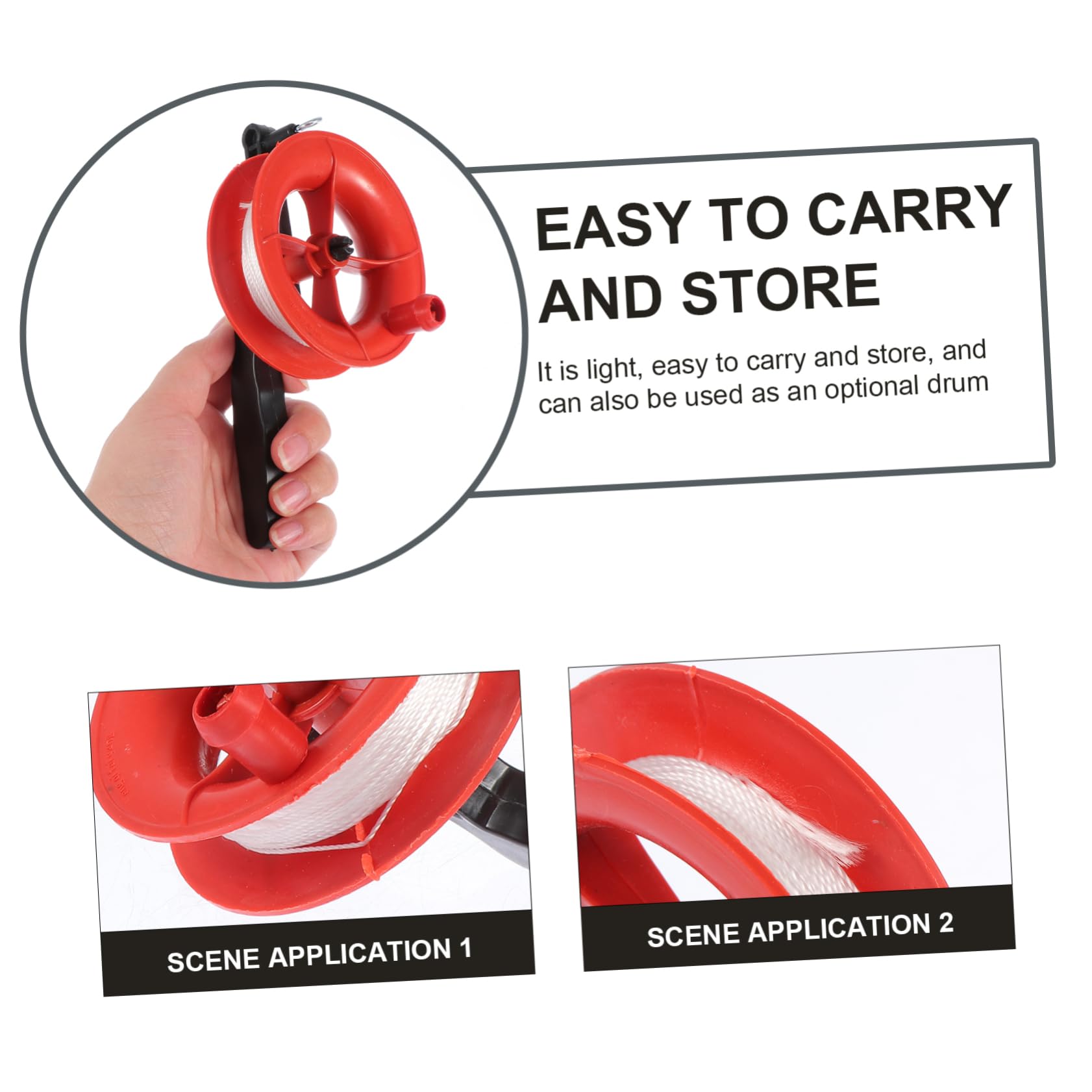 Vaguelly 10pcs Wheels Lightweight Hand-held Kite Reel Spool for Outdoor Flying Suitable for Adults and Kite Accessories for Fun and Flying