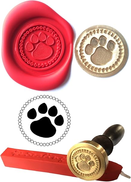 paw print stamp kit