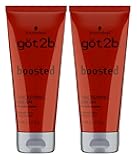 Got 2B Boosted Hair Thickening Cream for Fuller Styles, Medium Shine, Medium Hold, 6 Ounce - 2 Pack
