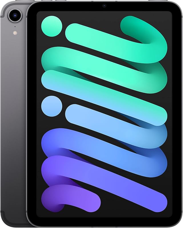 2021 Apple iPad Mini (8,3-pouces, Wi-Fi + Cellulaire, 256 Go) Gris Sidéral (Reconditionné)