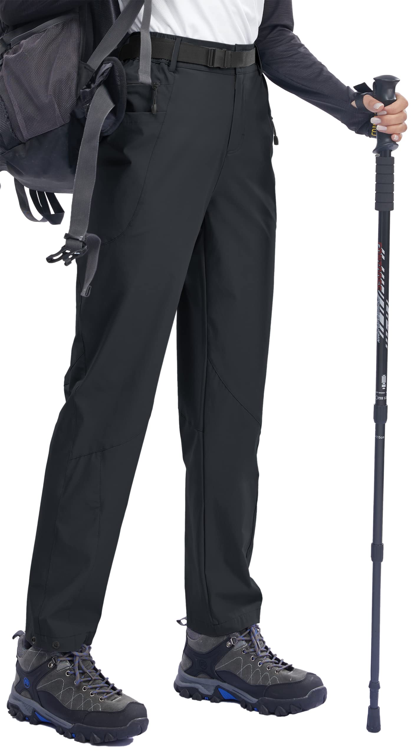 Women's Hiking Pants Lightweight Quick Dry Travel Casual Golf Outdoor Pants Water Resistant UPF 50 Zipper Pockets