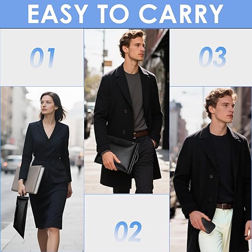 Miniatura 13 de Faraday - Bolsas para teléfonos, paquete de 2 cajas Faraday de bloqueo de señal, bloqueo de señal RFID, bolsa Faraday para teléfono, tabletas, datos